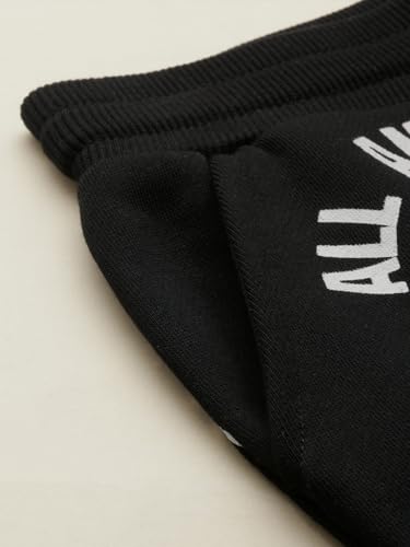 Allen Solly Boy's Regular Track Pants (ABPTERGFO81582_Black