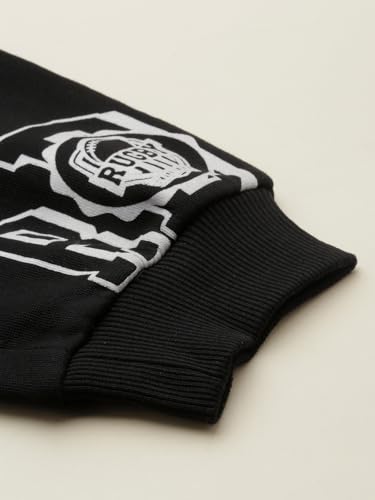 Allen Solly Boy's Regular Track Pants (ABPTERGFO81582_Black