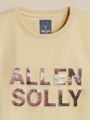 Boys Beige Graphic Print Crew Neck T-Shirt