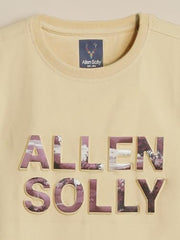 Boys Beige Graphic Print Crew Neck T-Shirt