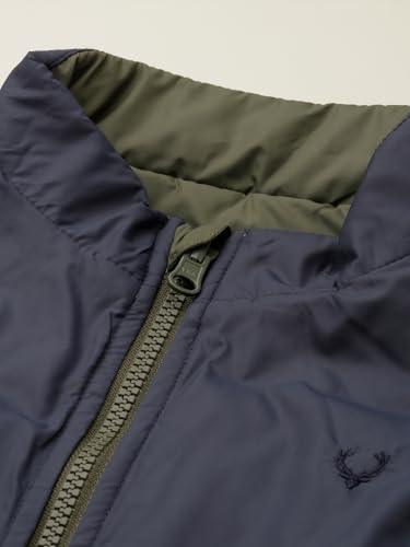 Boys Olive Solid Double sided Jacket