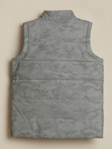 Allen Solly Boys Grey Print Jacket