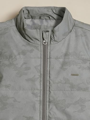 Allen Solly Boys Grey Print Jacket