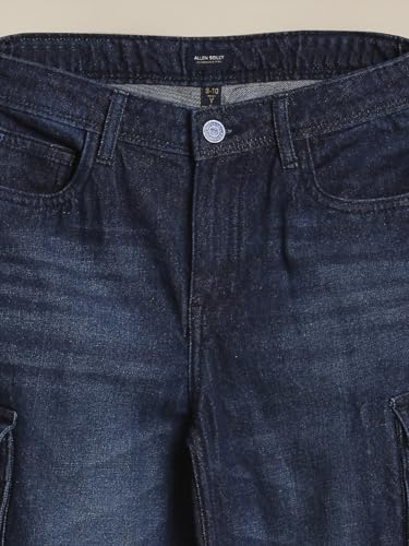 Allen Solly Boy's Regular Jeans (ABDNEBGFZ75244_Navy