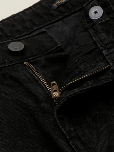 Allen Solly Boy's Regular Jeans (ABDNESGFD41013_Black