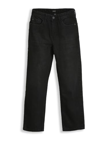 Allen Solly Boy's Regular Jeans (ABDNESGFD41013_Black
