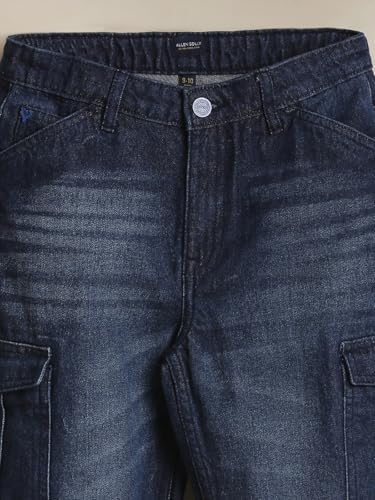 Allen Solly Boy's Regular Jeans (ABDNESGFN30280_Navy
