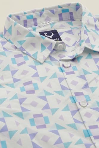 Boys Multicolor Print Casual Shirt