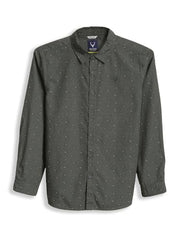 Allen Solly Boy's Regular Fit Shirt (ABSFERGF935392_Grey