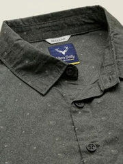 Allen Solly Boy's Regular Fit Shirt (ABSFERGF935392_Grey