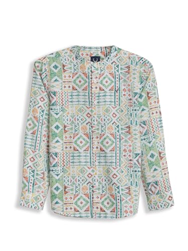 Allen Solly Boy's Regular Fit Shirt (ABSFERGFH48274_White