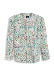 Allen Solly Boy's Regular Fit Shirt (ABSFERGFH48274_White