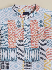 Allen Solly Boy's Regular Fit Shirt (ABSFERGFY79520_White