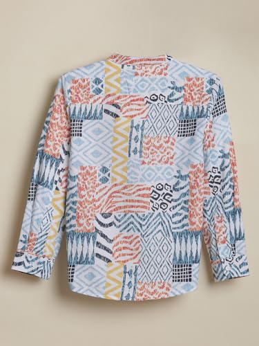 Allen Solly Boy's Regular Fit Shirt (ABSFERGFY79520_White