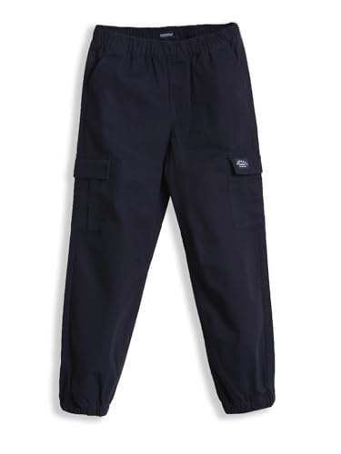 Allen Solly Boy's Slim Casual Pants (ABTFESLF591874_Navy