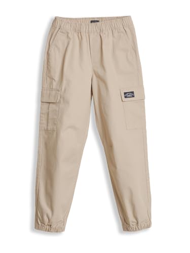 Allen Solly Boy's Slim Casual Pants (ABTFESLFF17988_Beige