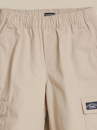 Allen Solly Boy's Slim Casual Pants (ABTFESLFF17988_Beige