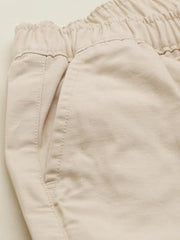 Allen Solly Boy's Slim Casual Pants (ABTFESLFF17988_Beige