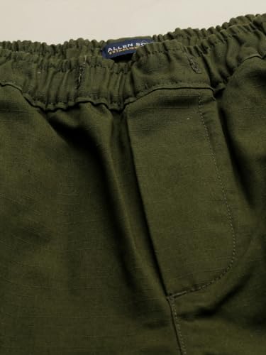 Allen Solly Boy's Slim Casual Pants (ABTFESLFO68663_Olive