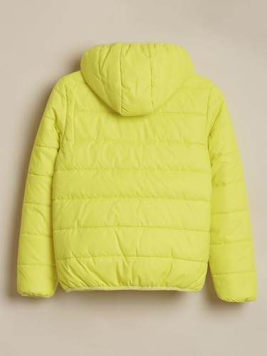 Boys Yellow Solid Jacket