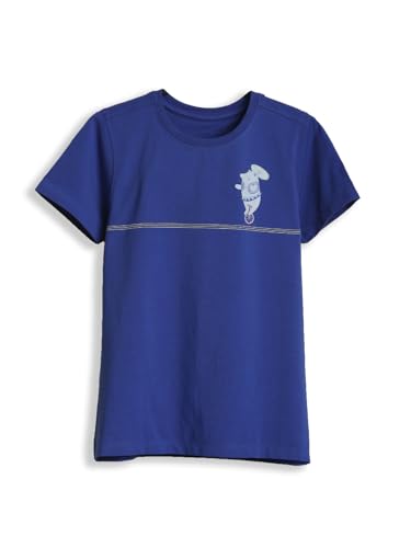 Boys Blue Graphic Print Crew Neck T-Shirt