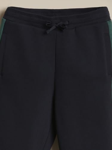 Allen Solly Boys Navy Patterned Track Pants