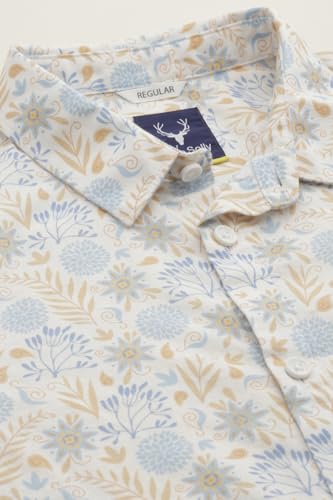 Allen Solly Boys Multicolor Print Casual Shirt Multicolour