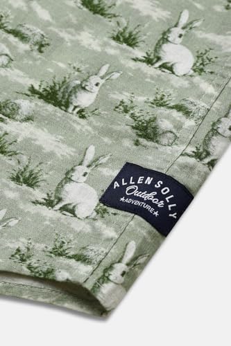 Boys Green Print Casual Shirt