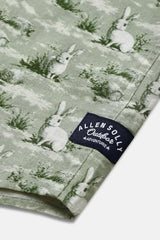 Boys Green Print Casual Shirt