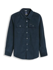 Allen Solly Boys Navy Textured Casual Shirt