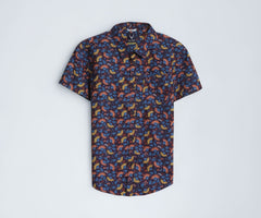 Boys Multicolor Print Casual Shirt