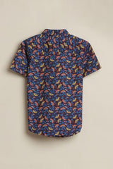 Boys Multicolor Print Casual Shirt