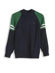 Allen Solly Boys Navy Patterned Sweater