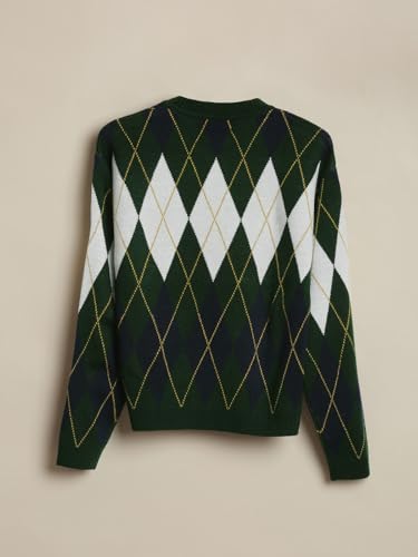 Allen Solly Boys Green Print Sweater