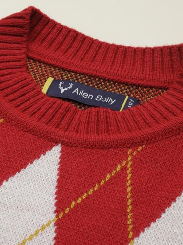 Allen Solly Boys Red Print Sweater