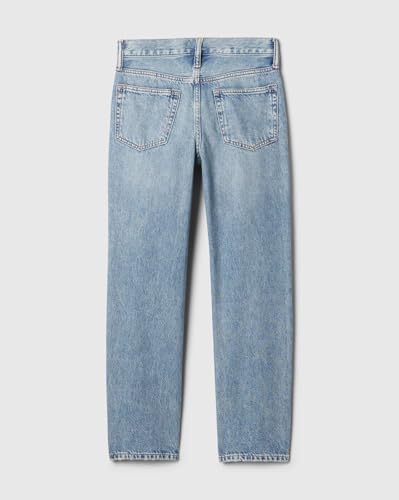 Boys' Mid Wash Straigh Fit Jeans, Light Blue, 8Y