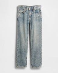 Boys' Mid Wash Straigh Fit Jeans, Light Blue, 8Y