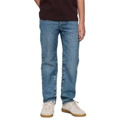 Boys' Mid Rise Faded Jeans, Medium Blue, 10Y