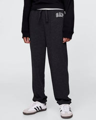 Boys' Logo Relaxed Fit Joggers, Dark Grey, M