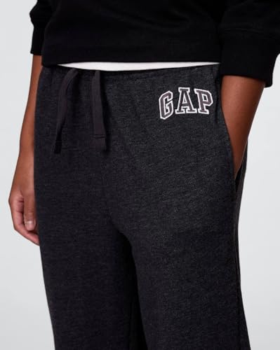 Boys' Logo Relaxed Fit Joggers, Dark Grey, M