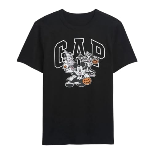 Boys Mickey and Friends Relaxed Fit T-Shirt, Black, L