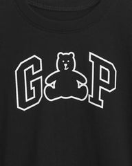 Boy's Graphic Printed Half Sleeve Round Neck Relaxed fit T-Shirt,Black,2Y