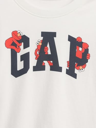 Gap Boy's Relaxed Fit T-Shirt (442764648_offwhite_Off White