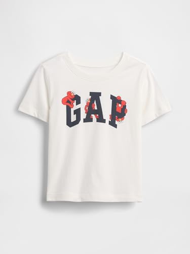 Gap Boy's Relaxed Fit T-Shirt (442764648_offwhite_Off White