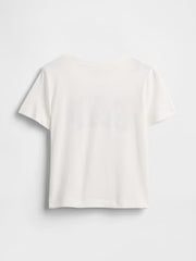 Gap Boy's Relaxed Fit T-Shirt (442764648_offwhite_Off White