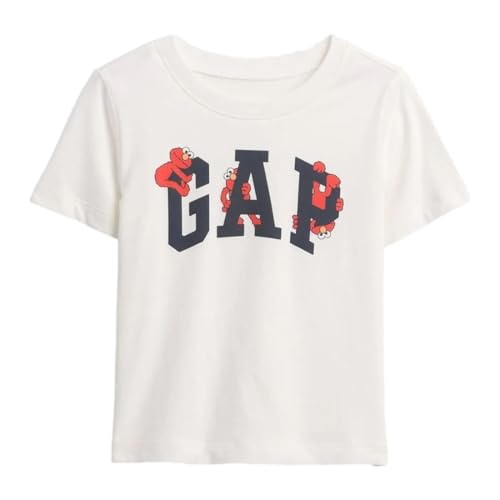 Boy's Graphic Printed Half Sleeve Round Neck Relaxed fit T-Shirt,Off White,3Y