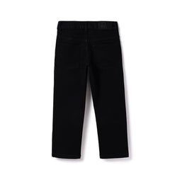 United Colors of Benetton Solid Straight Fit Jeans (Size: 1-2 Years)-25A4AWMBB204I100 Black