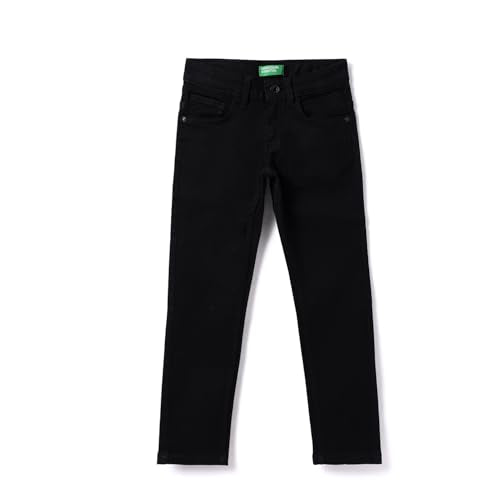 United Colors of Benetton Baby-Boy's Slim Jeans (25A4AWMBB20AI901_Black