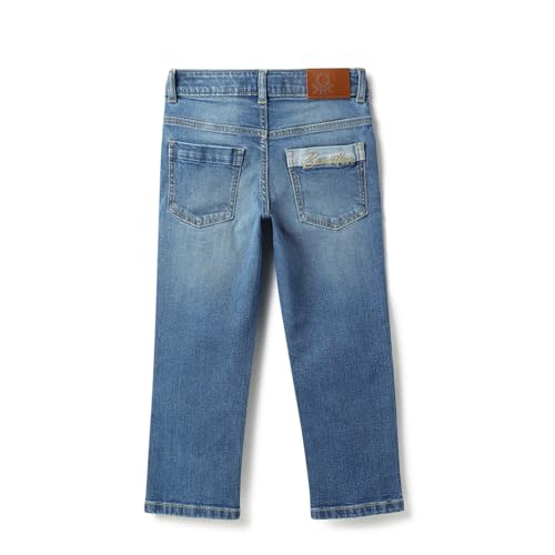 United Colors of Benetton Baby-Boy's Straight Jeans (25A4DENCB556I901_Blue