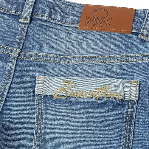 United Colors of Benetton Baby-Boy's Straight Jeans (25A4DENCB556I901_Blue